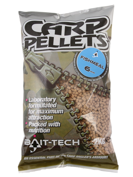Bait-Tech Fishmeal Carp Feed Pellets 2kg - West Lothian Angling