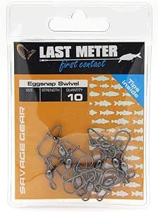 Savage Gear Swivel XS S M L 15 Stück Wirbel Carbon Stahl